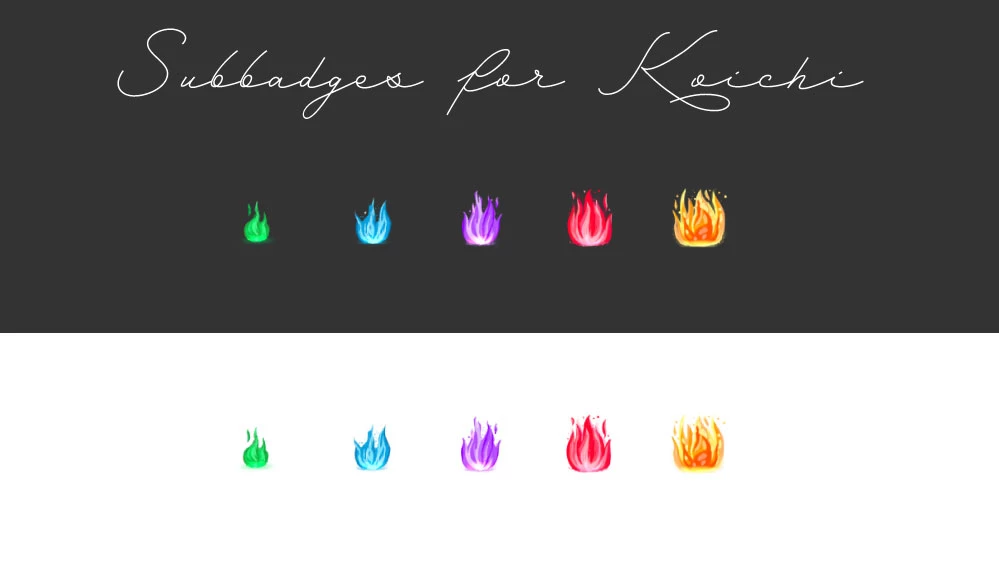 Subbadges Flames colorful Katekyo Hitman Reborn