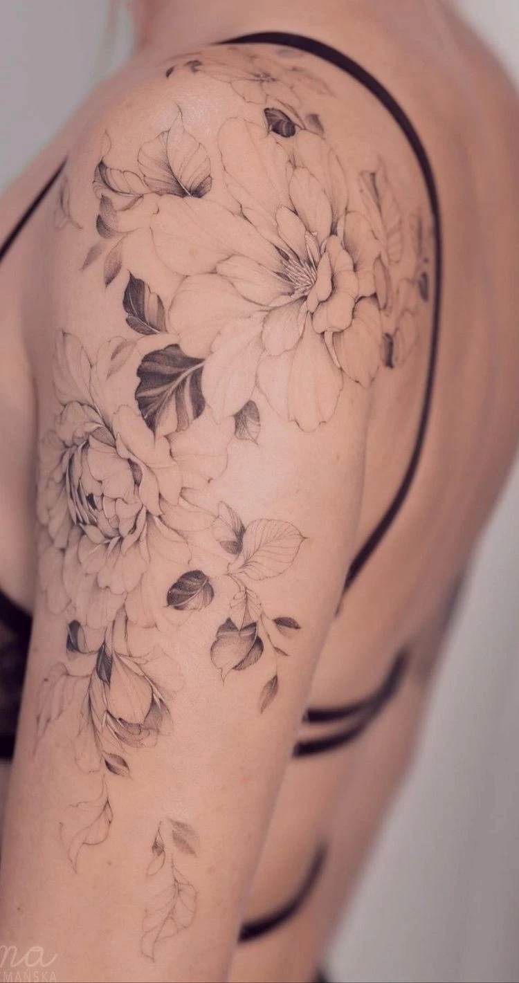 Fineline Flower Tattoo Pinterest Radionovaanna