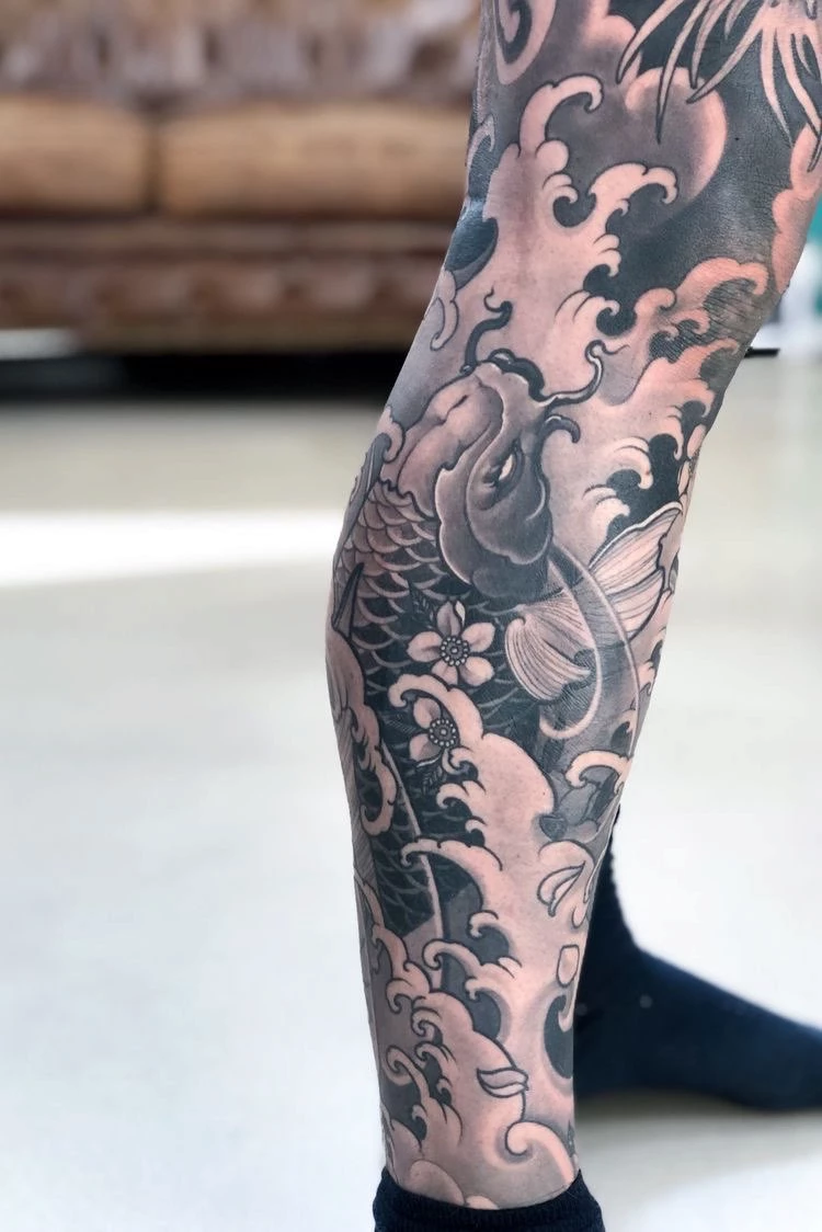 Japanese Koi Tattoo Pinterest Tattoodo Christopher Henriksen